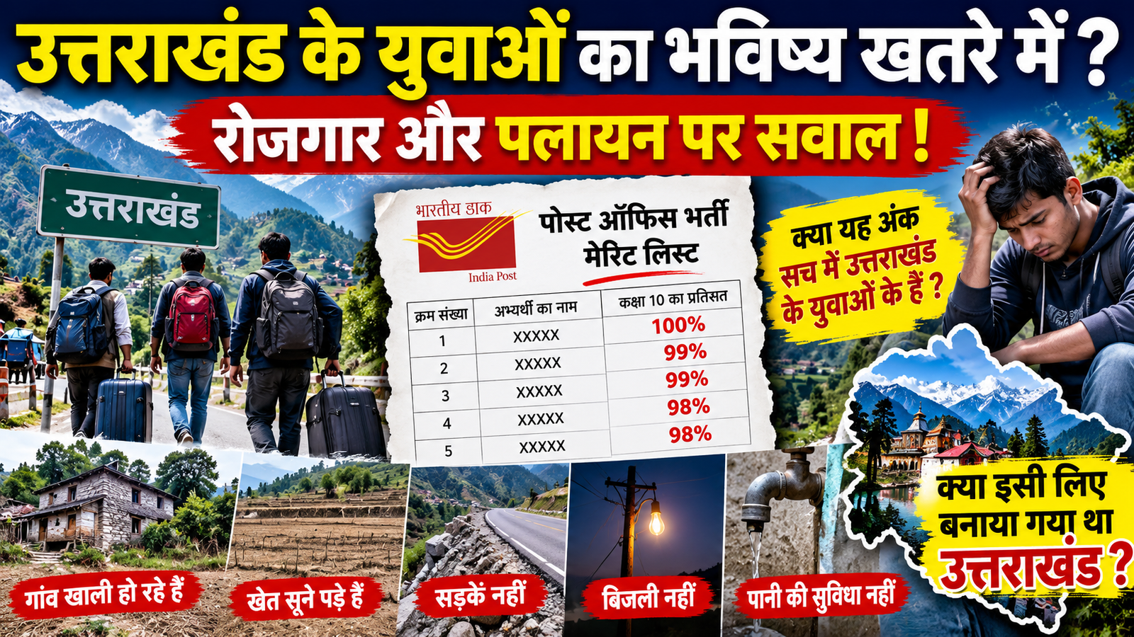 उत्तराखंड के युवाओं का भविष्य खतरे में? आखिर कब मिलेगा युवाओं को रोजगार?